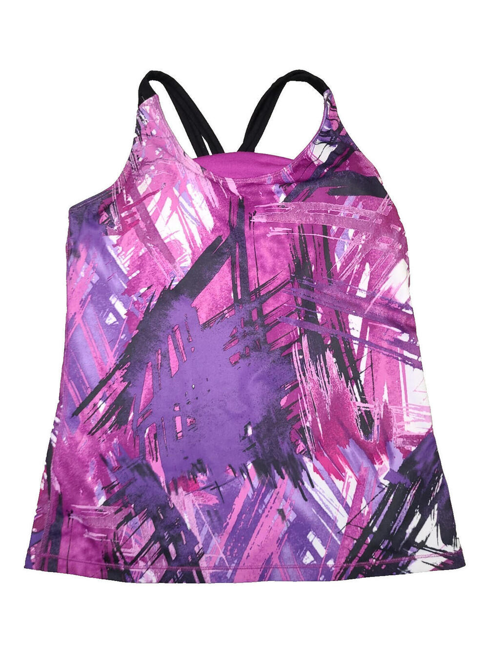 Xersion Compression Workout Running Fitness Shirt Tank Top Size M